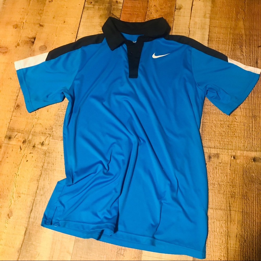 Youth Nike Dri Fit collared shirt